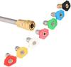5Pcs Pressure Washer Nozzle Tips with Quick Connector - Adjustable Spray Replacement for Power Washer Accessories