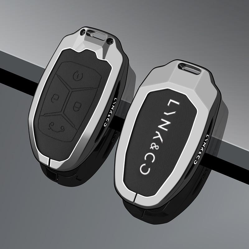 Чехол для ключей Lynk & Co 900: Металлический корпус для автомобильного ключа Model 25 Ultra с пряжкой