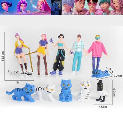 Kpop Охотники на демонов Фигурка Игрушка Derpys Tiger Rumi Mira Zoey Sussy Kpop Девушка Парень Группа Фигурка Кукла Подарок для фанатов Подарок на день рождения