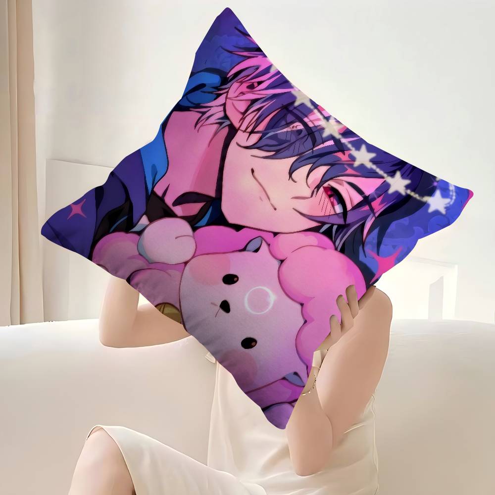 Anime O-Obey Cute Me Pillow Gift Home Office Decoration Bedroom Sofa Car Cushion Cover Case 45X45