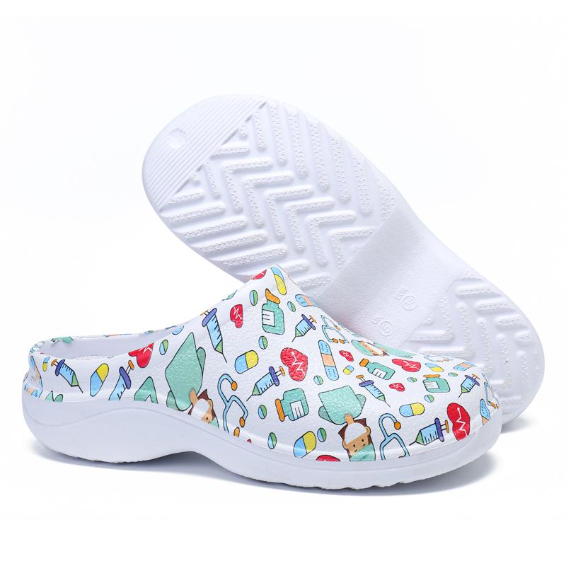 Больница Атрего, хирургические медицинские тапочки, женские нескользящие туфли для медсестер «Доктор Ева», сабо для кормления, обувь для спа-салона красоты, медицинская обувь для повара