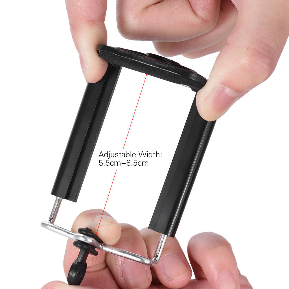 Adjustable Phone Holder Clip + Mini Ball Head with 1 4 Inch Screw Mounts for Canon Nikon Sony DSLR ILDC Mini DV Monitor