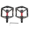 Bike Pedal Dual Bearings Reflective Anti Skid Wide Grip Lightweight Aluminum Cycling Pedal