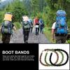 2 шт. Черные Зеленые Хаки Леггинсы Эластичная Веревка 18 см Резинка для Сапог для Верховой Езды Уличный Туризм