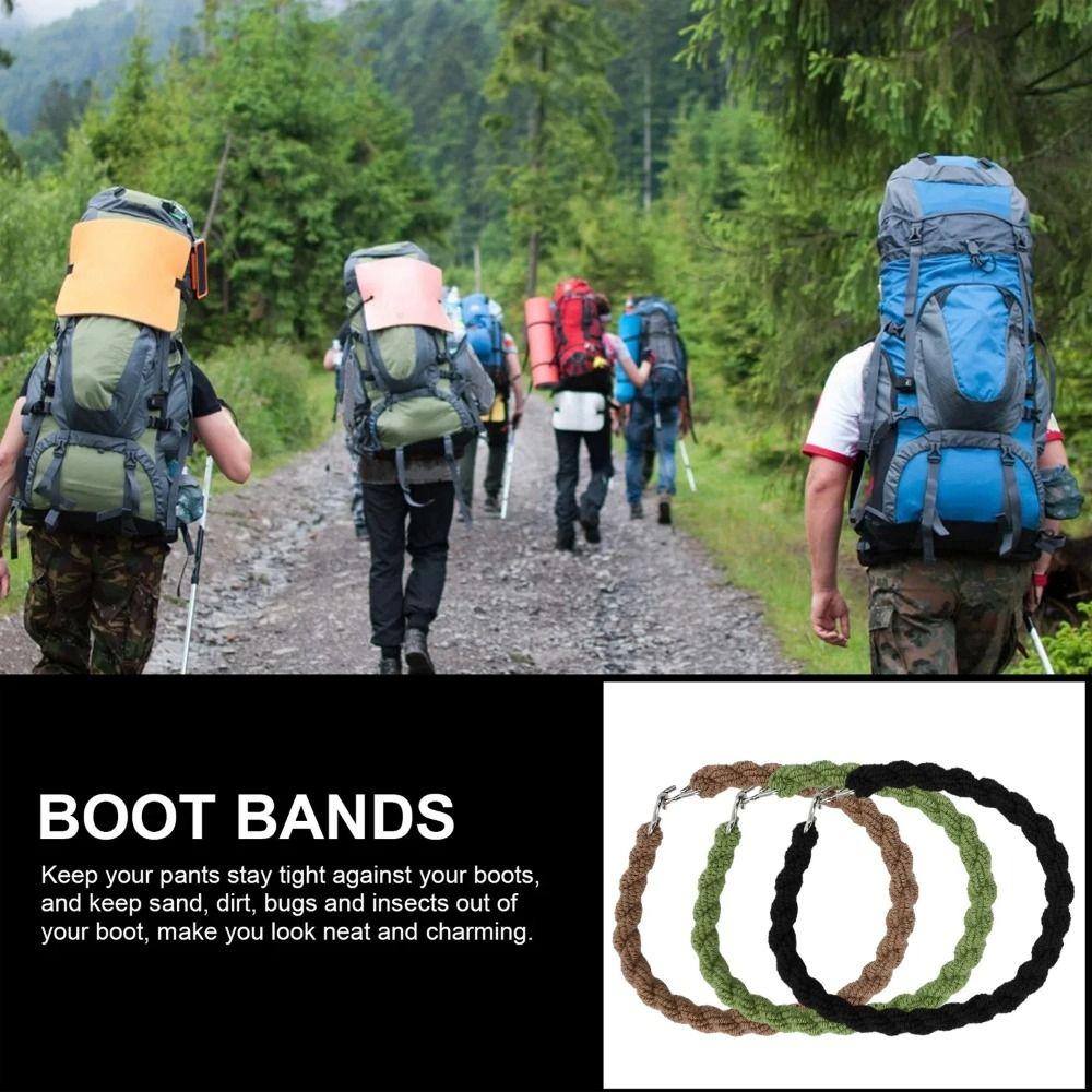 2 шт. Черные Зеленые Хаки Леггинсы Эластичная Веревка 18 см Резинка для Сапог для Верховой Езды Уличный Туризм