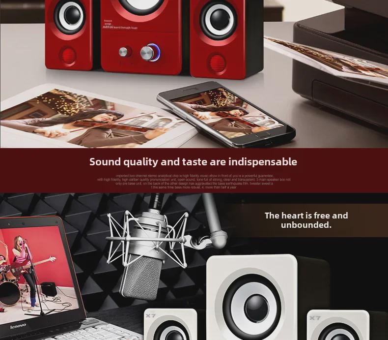 X7 Bluetooth 2.1 Multimedia Speaker: Compact Subwoofer for Desktop & Mobile Devices