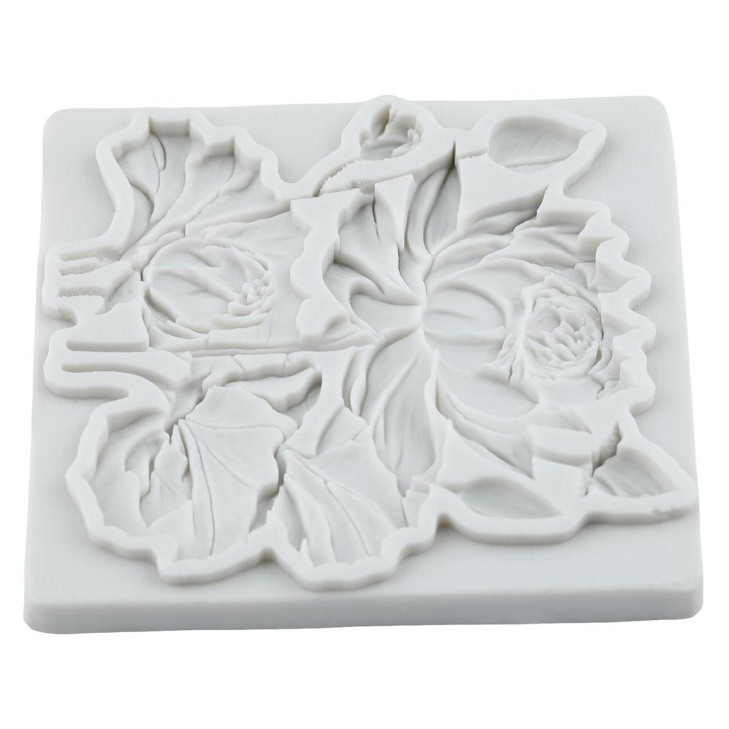 Силиконовая форма для цветка лотоса Лист лотоса Формы для мастики Инструменты для украшения торта Топпер для кекса Конфета Смола Глина для лепки Шоколад Форма для гампасты
