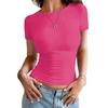 2024 Trendy European & American Slim-Fit Round Neck Short-Sleeve T-Shirt