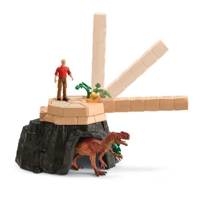 Grande Conquête du temple perdu, Playset figurines, SCHLEICH 42656 Dinosaurs, Dès 4 ans