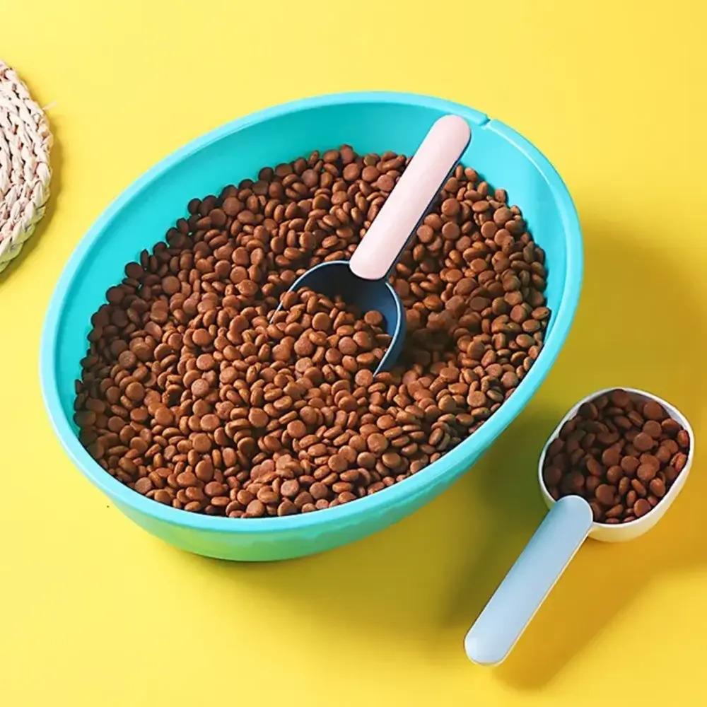 Dog Food Scoop Multifunctional Pet Feeding Spoon with Sealing Clip  Pet Cat Dog Food Scoop Bag Clip