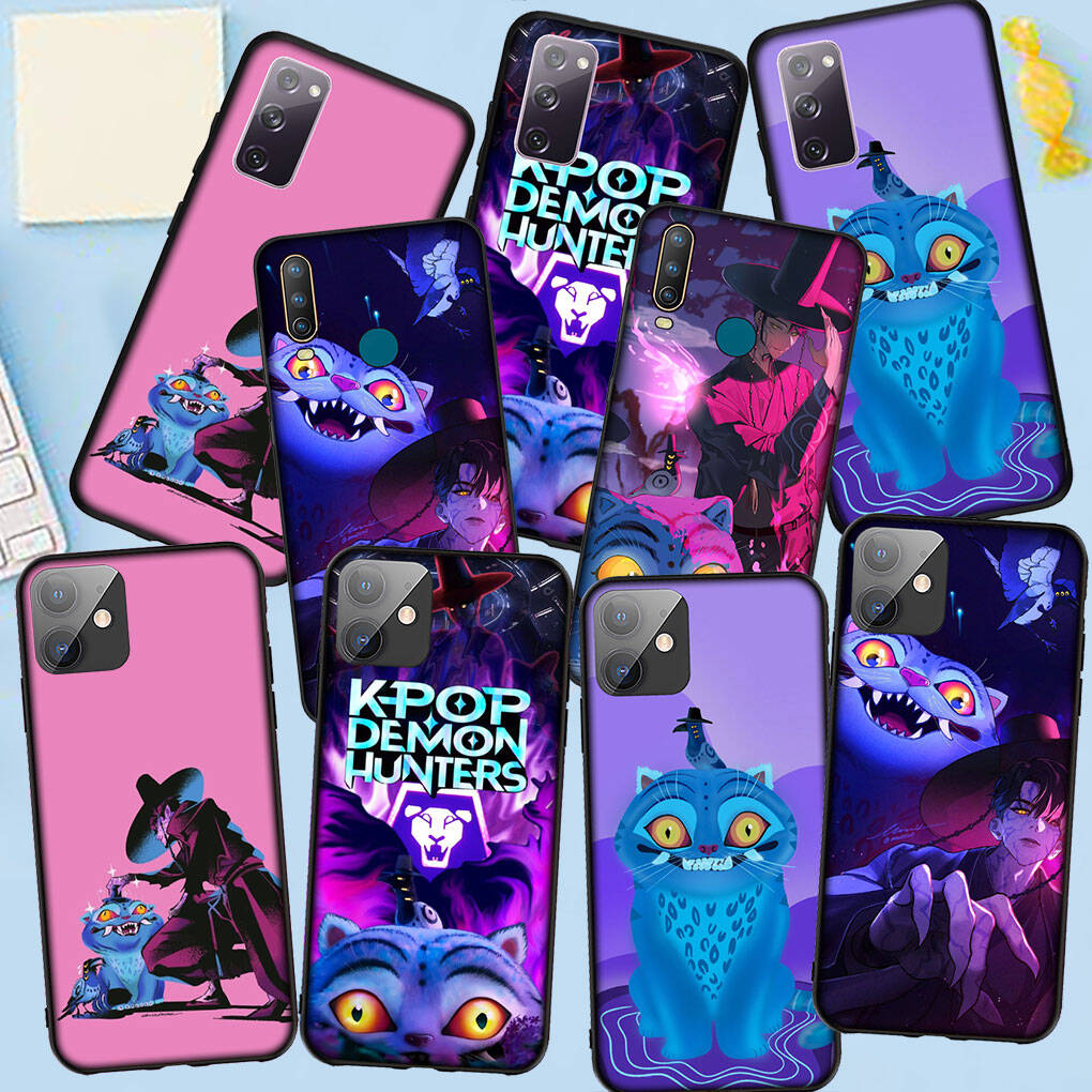 Phone Case for iPhone 17 16 15 Plus Huawei P30 P20 Lite Y9 Redmi Note 14 12 11 13 Pro Max OPPO A60 A80 A40 A18 A38 KPop Demon Tiger Hunters Jinu Cover