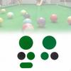 7x Pool Table Cloth Stickers,Tablecloth Maintenance Repair Protector,Snooker Spots Black/Green