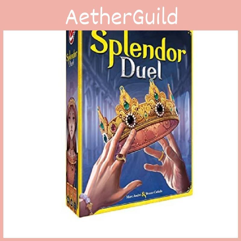 Карточная игра «Splendor Duel» с прочными пластиковыми картами для детей и семейного развлечения