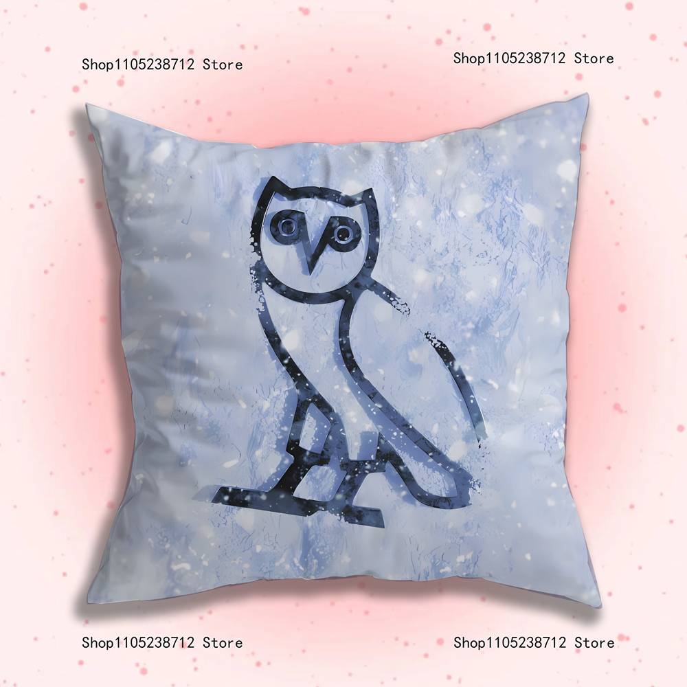 Чехлы на подушку Drake O-OvO OWL Мультяшные Декоративные для дивана Домашние Двусторонние Короткий плюш Милый Чехол для подушки
