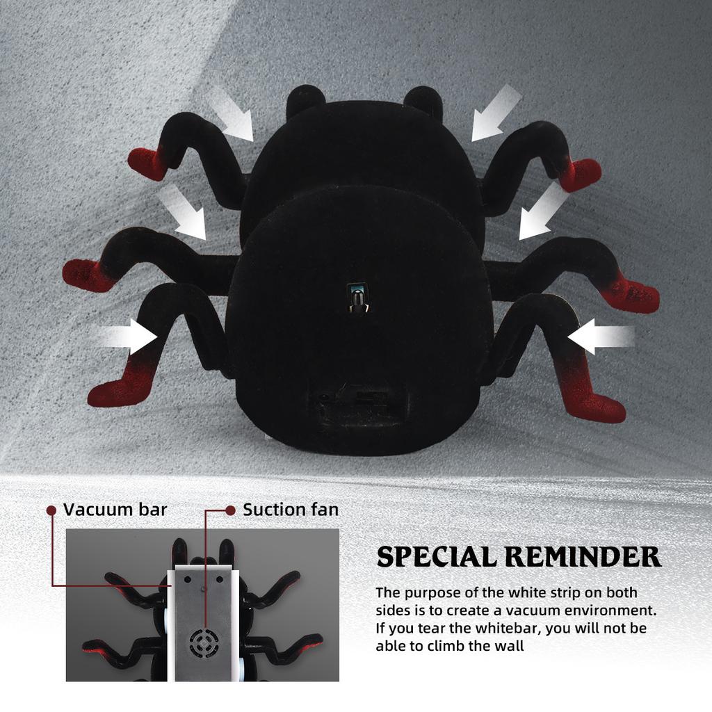 New Wall Climbing Car, Realistic Spider Stunt Car, Halloween Toy Gift, Remote Control Wall Climbing Toy Car