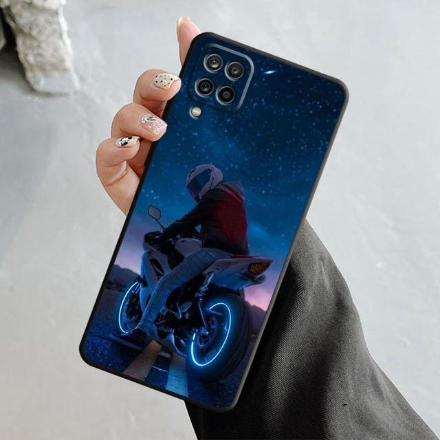 Moto Cross Motorcycle Sports Car Case For Samsung Galaxy A70 A70s A50 A30s A04s A20s A20e A02 A02s A03 A42 M31 M13 Cover Shell