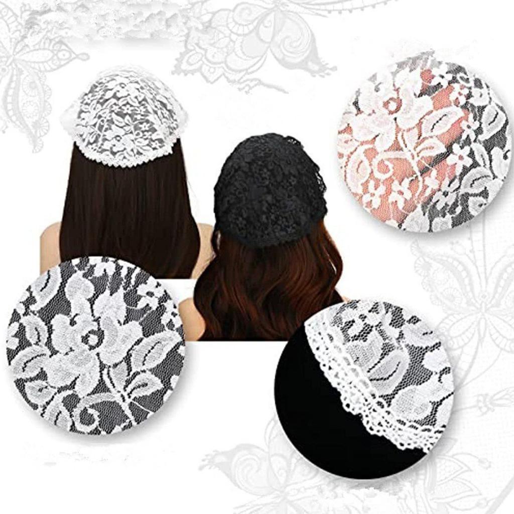 Ethnic Lace Scarf Headband for Girls Hair Scarf Bandannas Headpiece Turban Hairband Women Photo Headscarf Head Accessory