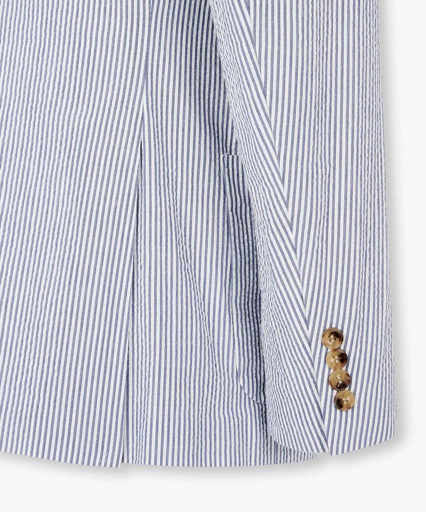 Man On The Boon Seersucker Suit Jacket_Blue 4716151010