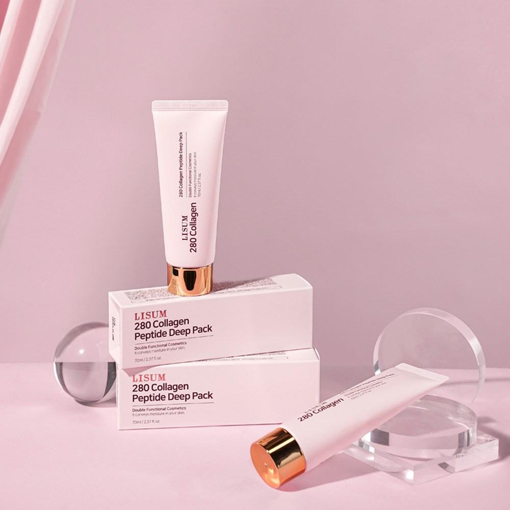 Маска для лица Resume 280 Collagen Peptide Deep Pack + Лопаточка в подарок, 70 мл, 3 штуки