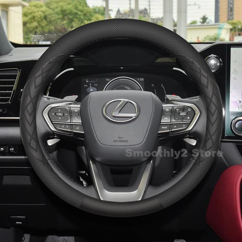 Кожаный чехол на руль автомобиля для Lexus NX450h+ NX250 NX350 NX350h NX350 F Sport 2025 Чехлы для Чехлов Автоаксессуары 2026