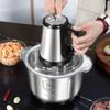 Electric Meat Mincer Grinder Stainless Steel Chopper Food Processor Garlic Mud Maker Blender 5L Large Capacity Kitchen Tool EU