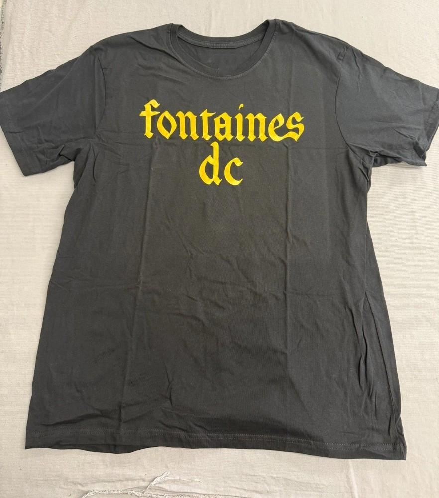 Fontaines D.C. Logo Tee Black Full Size BT1761 Unisex T-Shirt