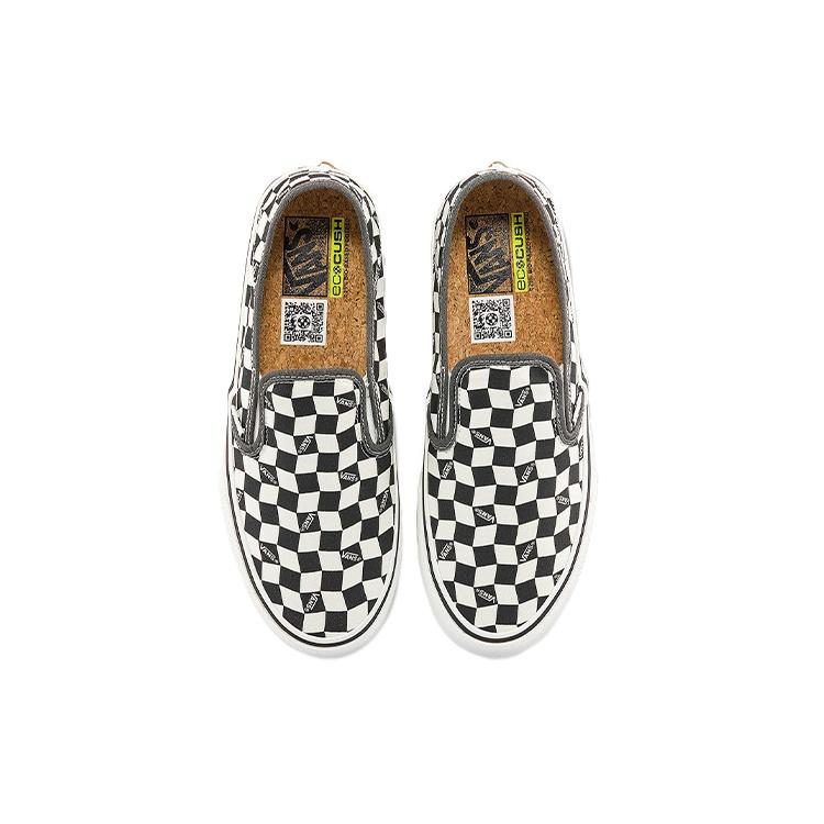Vans Slip-On Vr3 Sf Low Tops Casual Skateboarding Shoes Unisex Black White Men's VN0A4BX81KP