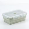 4pcs Microwaveable Foldable Lunch Box Large Capacity Food Storage Container  Pantry