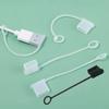 USB- удлинитель-переходник USB-папа с пылезащитным колпачком, универсальный, с веревкой, в оплетке, силиконовая защитная крышка