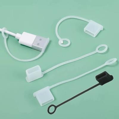 USB- удлинитель-переходник USB-папа с пылезащитным колпачком, универсальный, с веревкой, в оплетке, силиконовая защитная крышка