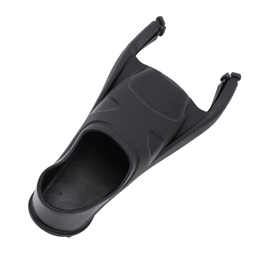 Freediving Fin Foot Pocket TPR Longblade Long Wing Diving Fin Foot Pocket for Swimming Equipment Black S(37 To 38)