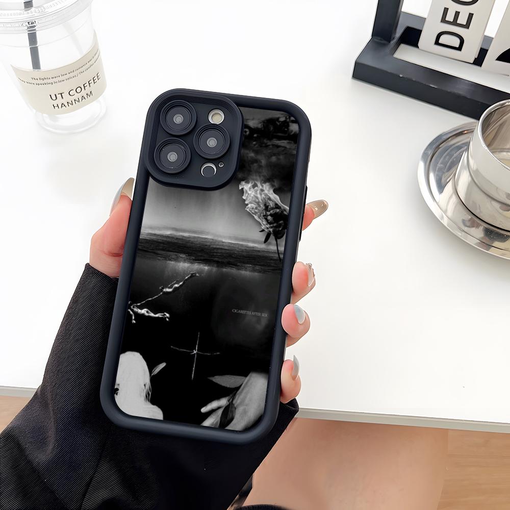 Cigarettes After Sex Phone Case Soft Silicone For IPhone 17 16 15 14 13 12 Mini 11 Pro Max Plus Camera Lens Protection Cover