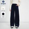 Navigare Women's 100% Cotton Corduroy Wide-Leg Casual Pants 2332075512