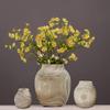 1 шт. Искусственный цветок Сухой цветок Ваза Креативное украшение дома Деревянная ваза Современный минимализм