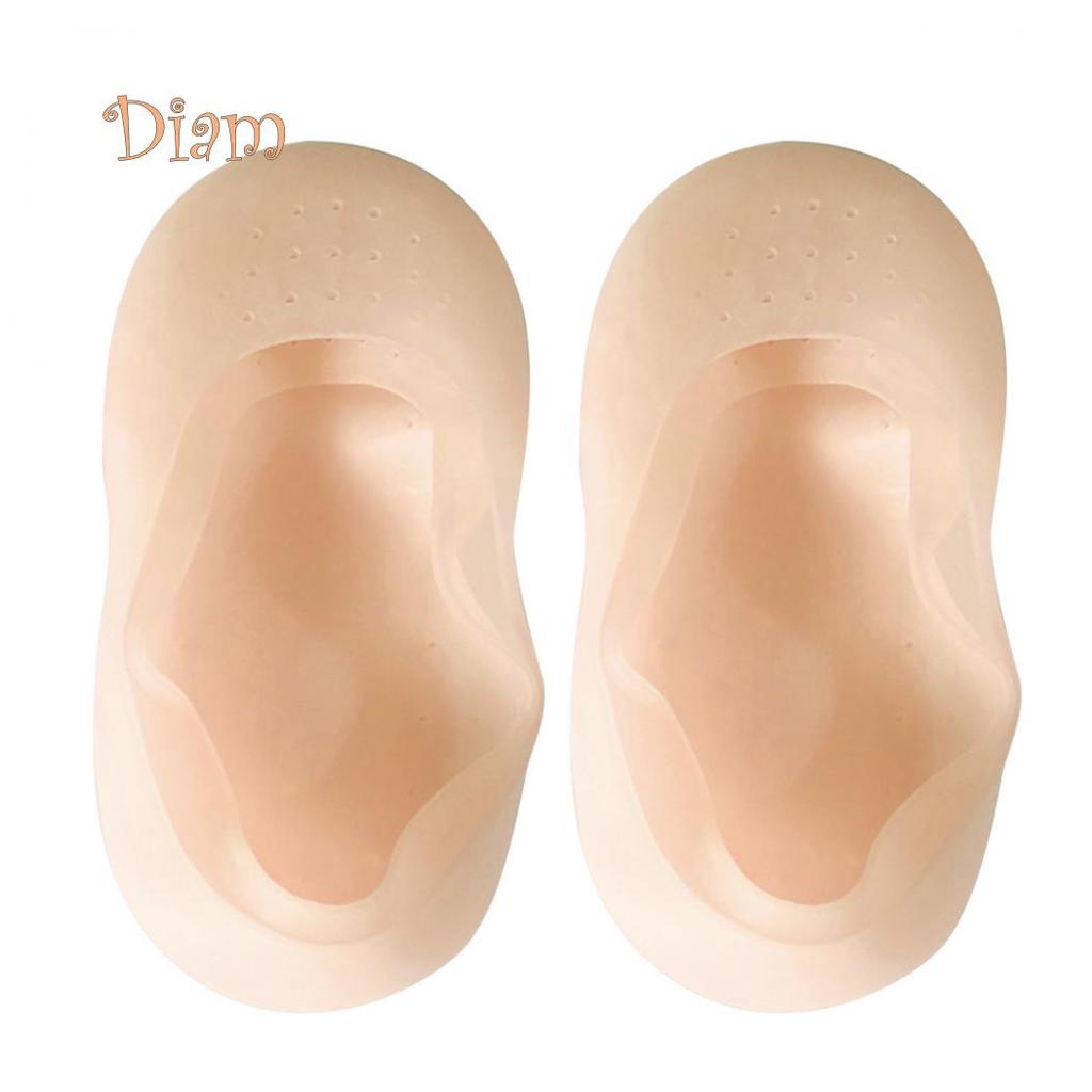 FS Silicone Gel Anti-Slip Socks Sole Cover Heel Dry Fissure Foot Care Protector Caring