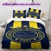 Футбол Fenerbahçe S.K Узор Комплект постельного белья Одеяло Покрывало Наволочка Домашний Декор Подарок на День Рождения (1 пододеяльник + 2 наволочки, без наполнителя)