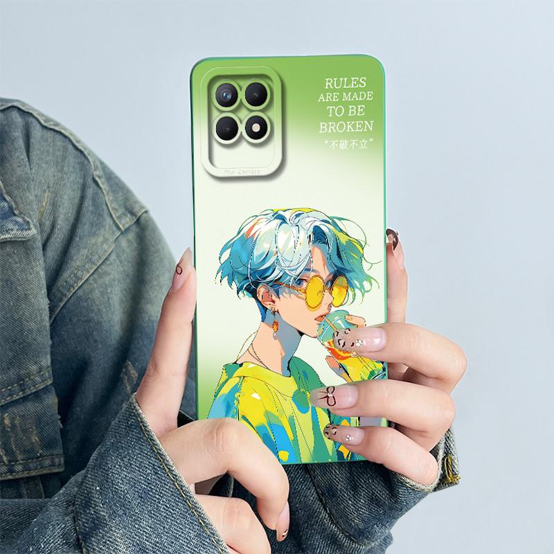 Чехол для телефона OPPO Realme 8i 4G RMX3151 RMX3286 Мягкий силиконовый Capa для realme Narzo 50 Милый панда Мультяшный Цветок Funda Чехол