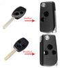 Для Honda Accord Civic CRV Pilot CITY Jazz FR-V складной модифицированный брелок 2/3 кнопки CR-V 2007