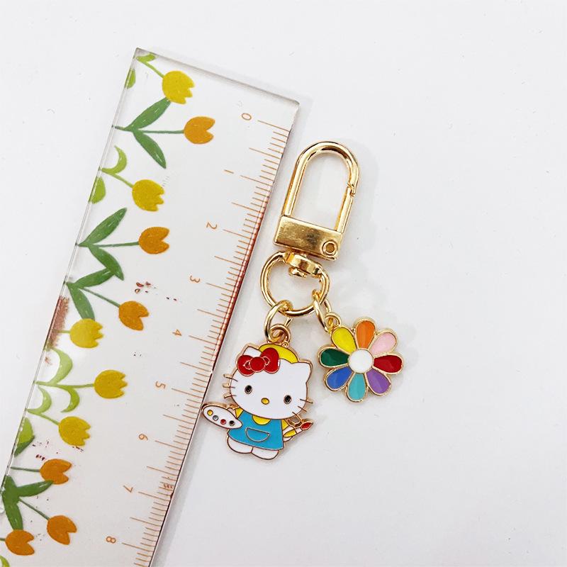 Брелок Hello Kitty: Милый Кот Брелок-Подвеска на Рюкзак для Студентов и Друзей