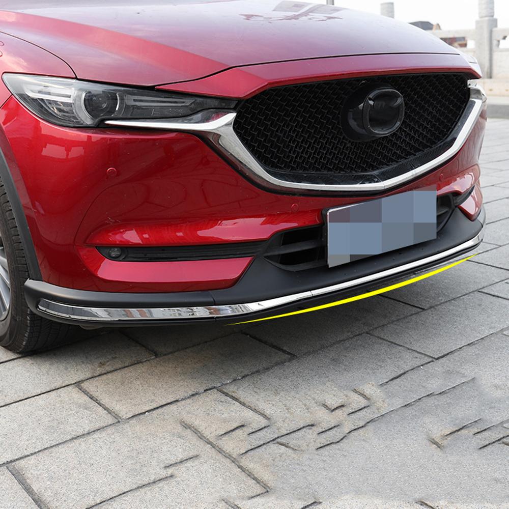 Передний сплиттер губы + Боковые накладки заднего бампера Для Mazda CX-5 CX5 2017-2018 Автомобильный нижний защитный кожух Обвес Накладки Защитник