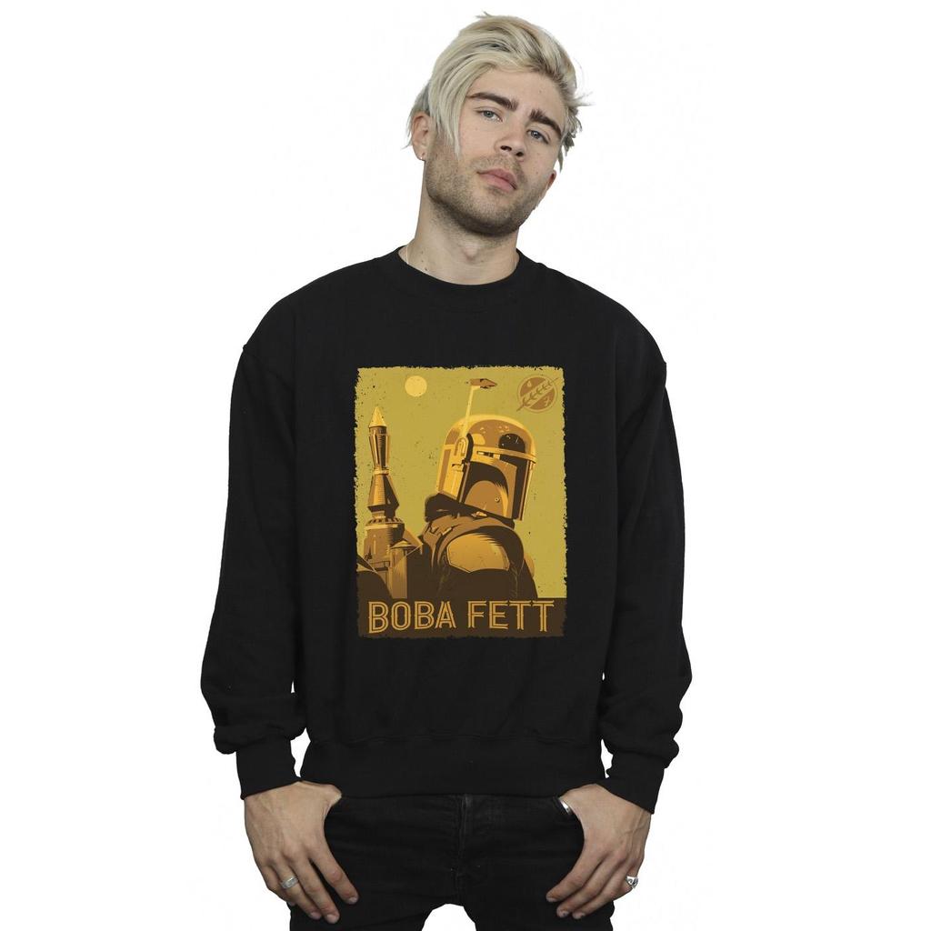 Star Wars Mens The Book Of Boba Fett Planetary Stare Sweatshirt