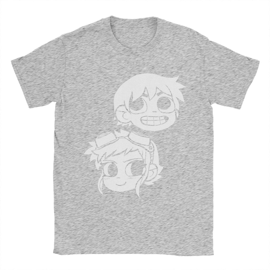 Men's 2-Up! Scott Pilgrim T Shirt  Cotton Clothing Casual Short Sleeve Round Neck Tees Gift Idea T-Shirts