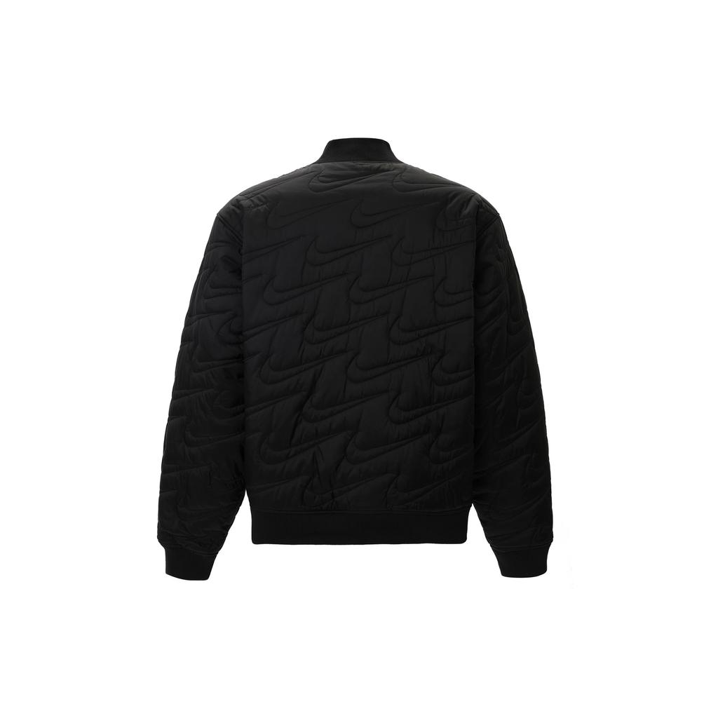 Nike Спортивная одежда Swoosh Solid Color Zip-Up Casual Jacket Men Jackets Black FV6152-010