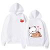 Bubu And Dudu Hoodie Women Aesthetic Graphic Funny Kawaii Bubble Tea Hoodies Unisex Anime Harajuku Vintage Pullovers Sweats