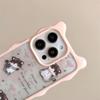 Черная Кошка Розовый iPhone15promax Милые Кошачьи Ушки Huawei Apple 14pro Чехол для Телефона Новая Модель