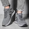 38-45 Мужские кожаные ботинки в стиле хип-хоп, дышащая повседневная обувь в стиле ретро, повседневная обувь больших размеров, легкие ботильоны