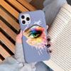Чехол для телефона Eyes Art для iPhone 11 12 13 Mini Pro Xs Max 8 7 6 6S Plus X XR однотонный чехол ярких цветов