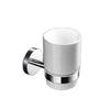 Toothbrush Cup Holder Bathroom Supplies Double Ceramic/Glass Cup Wall Mounted Toothbrush Holder Bathroom Accessories