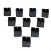 10Pcs Leg Floor Protectors Caps Furniture Table Feet , 3x3.3cm
