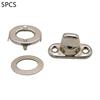 5 комплектов застежек-кнопок с гальваническим покрытием, устойчивых к коррозии, из цинкового сплава, износостойких застежек-кнопок для транспортировки